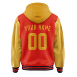 Custom Orange Red Yellow Jacket