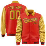 Custom Orange Red Yellow Jacket