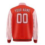 Custom Orange Red Light Pink Jacket
