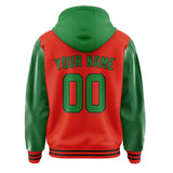 Custom Orange Red Emerald Green Jacket