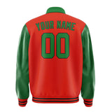 Custom Orange Red Emerald Green Jacket