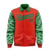 Custom Orange Red Emerald Green Jacket
