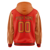 Custom Orange Red Orange Jacket