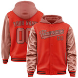 Custom Orange Red Copper Rose Jacket