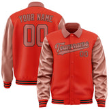 Custom Orange Red Copper Rose Jacket