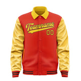 Custom Orange Red Gold Jacket