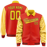 Custom Orange Red Gold Jacket