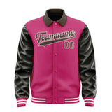 Custom Pink Brown Jacket