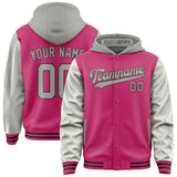Custom Pink Gray Jacket