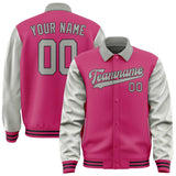 Custom Pink Gray Jacket