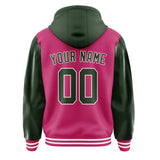 Custom Pink Dark Green Jacket