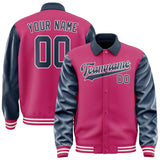 Custom Pink Blue Jacket