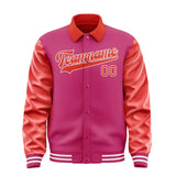 Custom Pink Orange Red Jacket