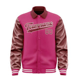 Custom Pink Crimson Red Jacket