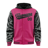 Custom Pink Black Jacket