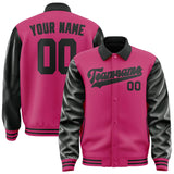 Custom Pink Black Jacket