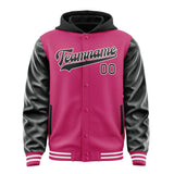Custom Pink Black Jacket