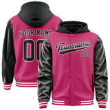 Custom Pink Black Jacket