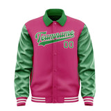 Custom Pink Emerald Green Jacket