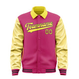 Custom Pink Light Yellow Jacket