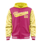 Custom Pink Light Yellow Jacket