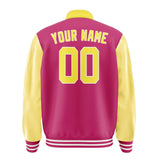 Custom Pink Light Yellow Jacket