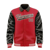 Custom Red Brown Jacket