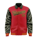 Custom Red Olive Jacket