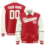 Custom Red Cream Jacket
