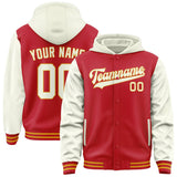 Custom Red Cream Jacket