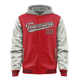 Custom Red Gray Jacket