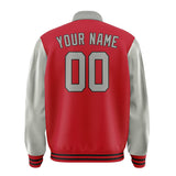 Custom Red Gray Jacket
