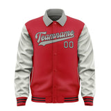 Custom Red Gray Jacket