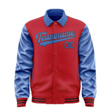 Custom Red Sky Blue Jacket