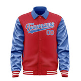 Custom Red Sky Blue Jacket