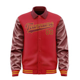 Custom Red Crimson Red Jacket