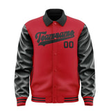 Custom Red Black Jacket