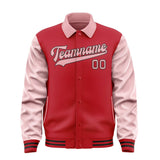 Custom Red Light Pink Jacket