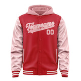 Custom Red Light Pink Jacket