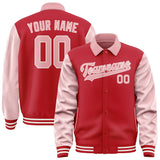 Custom Red Light Pink Jacket