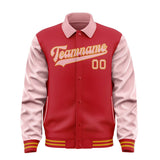 Custom Red Light Pink Jacket