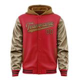 Custom Red Khaki Jacket