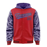 Custom Red Light Purple Jacket