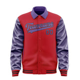 Custom Red Light Purple Jacket