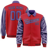 Custom Red Light Purple Jacket