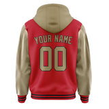 Custom Red Light Khaki Jacket