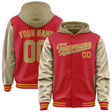 Custom Red Light Khaki Jacket