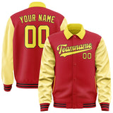 Custom Red Light Yellow Jacket
