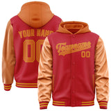 Custom Red Orange Jacket