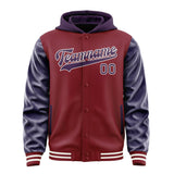 Custom Crimson Red Purple Jacket